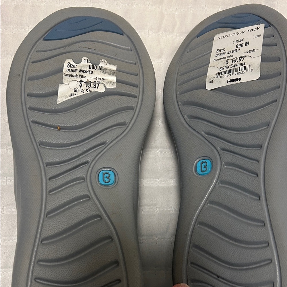 Bzees Denim Blue Casual Slip-Ons - Picture 3 of 6